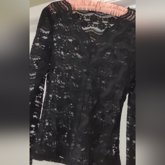 Lace Boho Awesome Long sleeve Blouse Flattering & Mach Washable Will Last - Picture 6 of 12